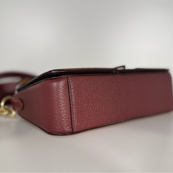 COACH Georgie Shoulder Bag Elegant Two-Tone Leather - Picture 14 of 14